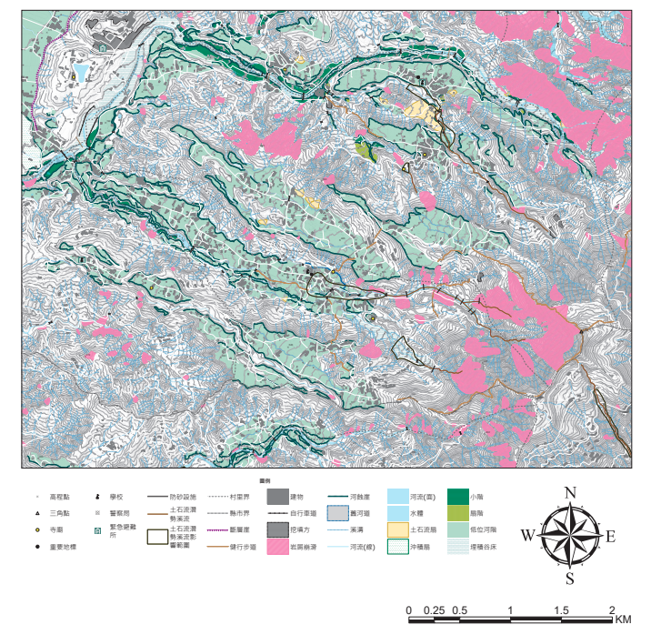 古坑-大湖口溪-001圖幅-GeospatialPDF地圖示意圖